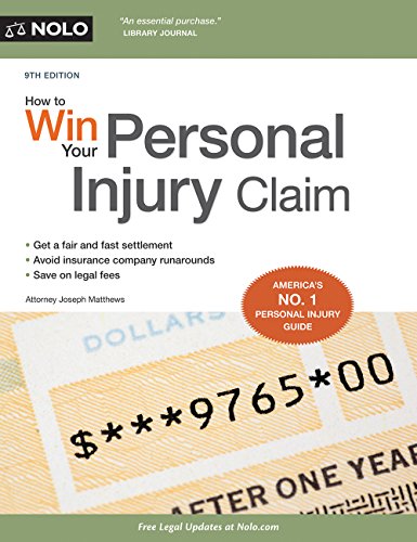 How to Win Your Personal Injury Claim  9th 2015 9781413321500 Front Cover