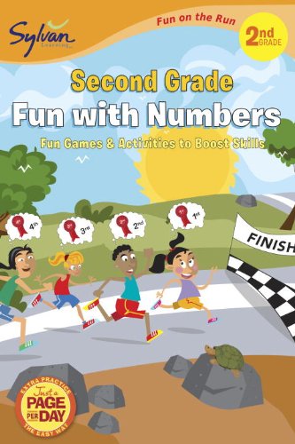 Second Grade Fun with Numbers (Sylvan Fun on the Run Series)  N/A 9780307479501 Front Cover