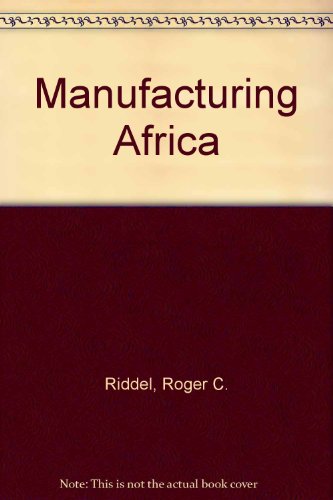 Manufacturing Africa   1990 9780435080501 Front Cover