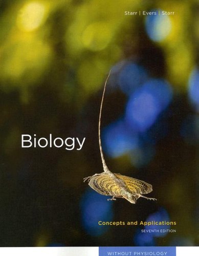 Biology Without Physiology Concepts and Applications 7th 2008 9780495381501 Front Cover