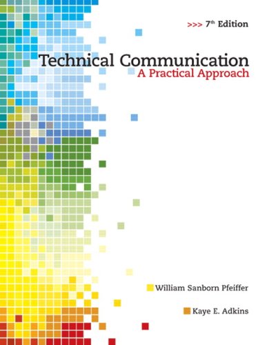 Technical Communication A Practical Approach 7th 2010 9780135000502 Front Cover