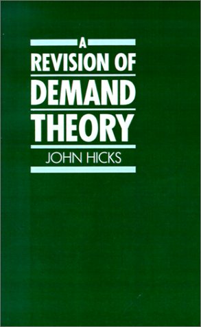 Revision of Demand Theory   1956 9780198285502 Front Cover