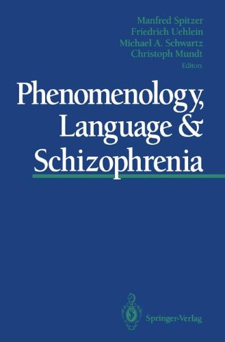 Phenomenology, Language, and Schizophrenia   1992 9780387979502 Front Cover