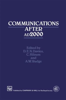 Communications after Two Thousand AD  1993 9780412495502 Front Cover