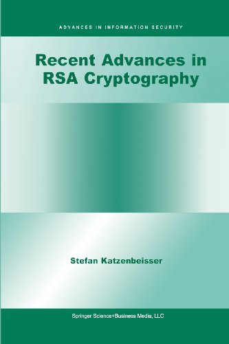 Recent Advances in RSA Cryptography   2001 9781461355502 Front Cover
