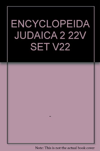Encyclopaedia Judaica  2nd 2007 9780028659503 Front Cover