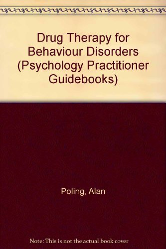 Drug Therapy for Behavior Disorders An Introduction  1990 9780080349503 Front Cover