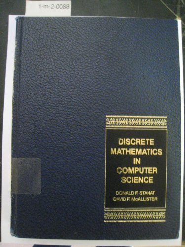 Discrete Mathematics in Computer Science   1977 9780132161503 Front Cover