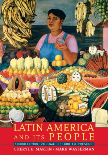 Latin America and Its People 1800 to Present  2nd 2008 9780205520503 Front Cover