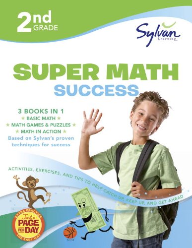 2nd Grade Jumbo Math Success Workbook 3 Books in 1--Basic Ic Math, Math Games and Puzzles, Math in Action; Activities , Exercises, and Tips to Help Catch up, Keep up, and Get Ahead N/A 9780375430503 Front Cover