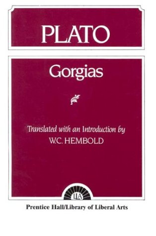 Plato Gorgias 1st 1952 9780023529504 Front Cover