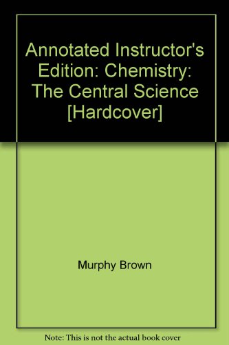 CHEMISTRY:CENT.SCIENCE >ANNOT.INSTRS< 11th 2009 9780136012504 Front Cover