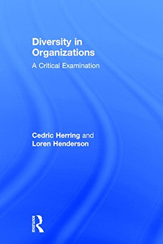Diversity in Organizations A Critical Examination  2015 9780415742504 Front Cover