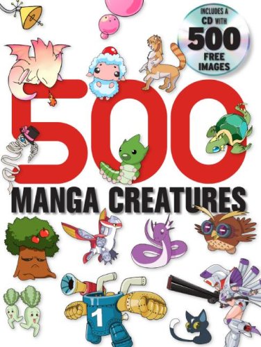 500 Manga Creatures  N/A 9780061650505 Front Cover