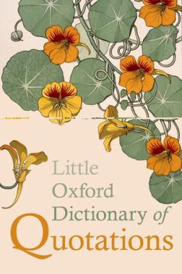Little Oxford Dictionary of Quotations  5th 2012 9780199654505 Front Cover