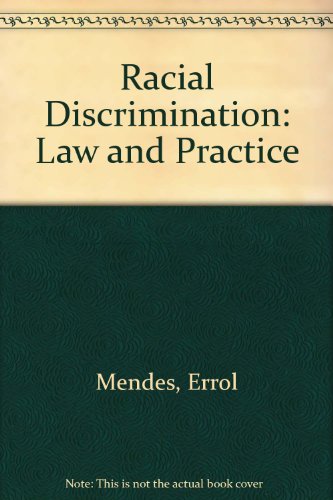 Racial Discrimination: Law and Practice  2000 9780459558505 Front Cover