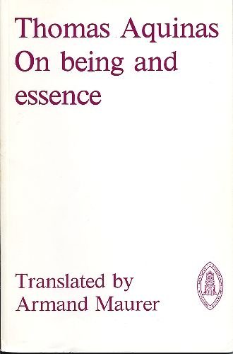 On Being and Essence  2nd 1968 (Revised) 9780888442505 Front Cover