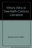 Who's Who in Twentieth-Century Literature Reprint  9780070563506 Front Cover