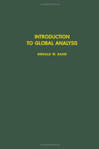 Introduction to Global Analysis  1980 9780123940506 Front Cover