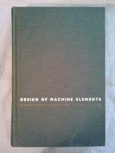 Design of Machine Elements 4th 9780023359507 Front Cover