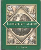 Intermediate Algebra  8th 2003 9780201799507 Front Cover
