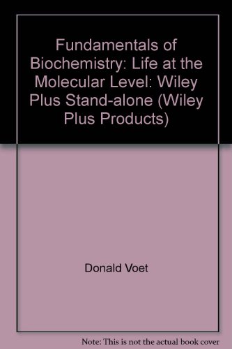 Fundamentals of Biochemistry WileyPlus Standalone Card  2nd 2007 9780470076507 Front Cover