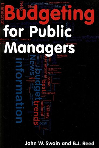 Budgeting for Public Managers   2010 9780765620507 Front Cover