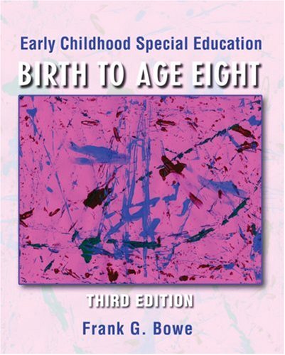 Early Childhood Special Education Birth to Age Eight 3rd 2004 9781401848507 Front Cover