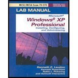 MCSE Exam70-270 Project Lab Manual:   2003 9780131444508 Front Cover
