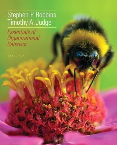 Essentials of Organizational Behavior  12th 2014 9780132968508 Front Cover