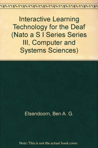 Interactive Learning Technology for the Deaf   1993 9780387571508 Front Cover