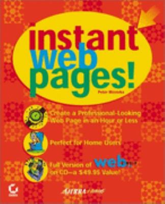 Instant Web Pages!  2001 9780782127508 Front Cover