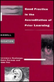 Good Practice in the Accreditation of Prior Learning   1998 9780304346509 Front Cover