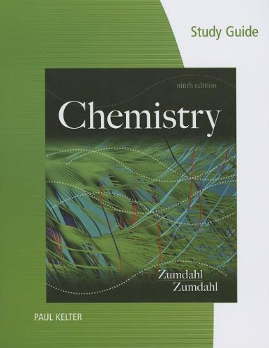 Study Guide for Zumdahl/Zumdahl's Chemistry, 9th  9th 2014 9781133611509 Front Cover
