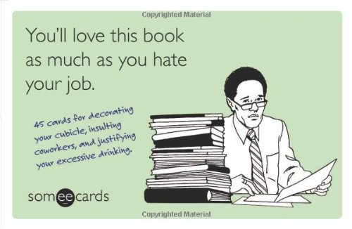 You'll Love This Book as Much as You Hate Your Job 45 Cards for Decorating Your Cubicle, Insulting Coworkers, and Justifying Your Excessive Drinking  2011 9781402780509 Front Cover