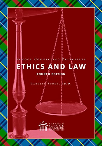 SCHOOL COUNSELING PRINCIPLES:ETHICS+LAW N/A 9781929289509 Front Cover