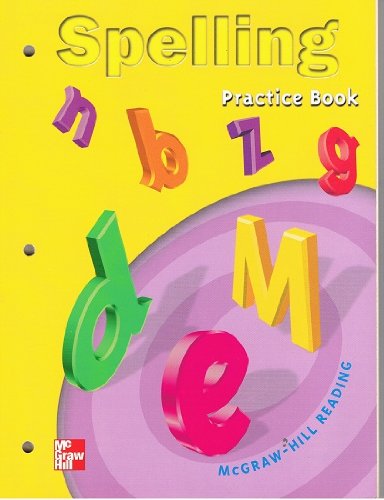 Spelling Practice Book 1 N/A 9780021856510 Front Cover