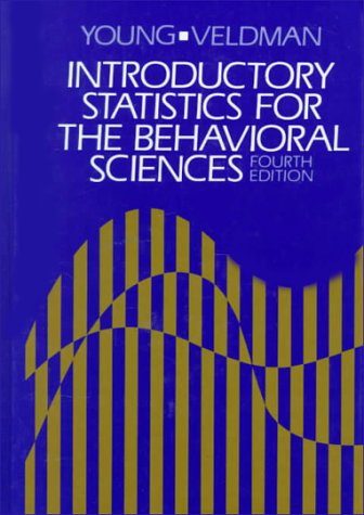 Introductory Statistics for the Behavioral Sciences 4th 1981 9780030430510 Front Cover