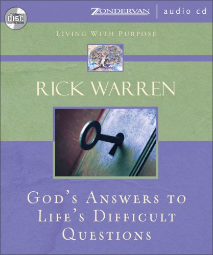 God's Answers to Life's Toughest Questions N/A 9780310275510 Front Cover