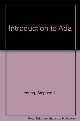 Introduction to Ada   1983 9780470275511 Front Cover