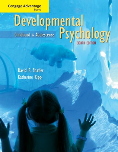 Study Guide for Shaffer/Kipp's Developmental Psychology: Childhood and Adolescence, 8th  8th 2010 9780495603511 Front Cover