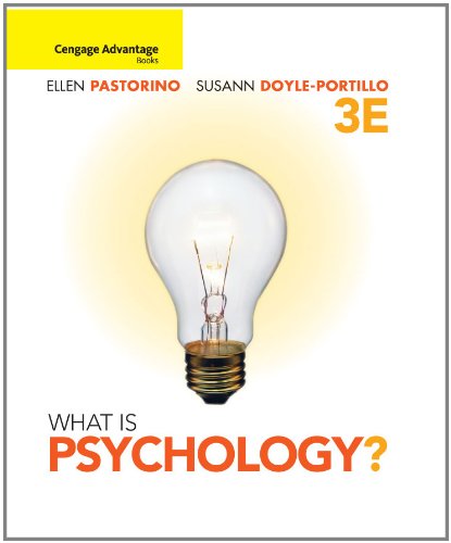 What Is Psychology?  3rd 2012 9781111344511 Front Cover