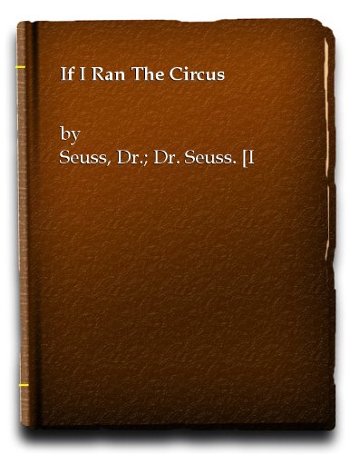 If I Ran the Circus   1969 9780001953512 Front Cover
