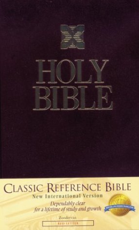 NIV Classic Reference Bible, Thumb Indexed   1989 (Large Type) 9780310945512 Front Cover