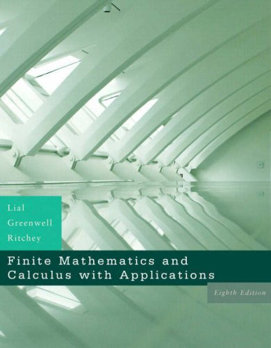 Finite Mathematics and Calculus with Applications  8th 2009 9780321426512 Front Cover