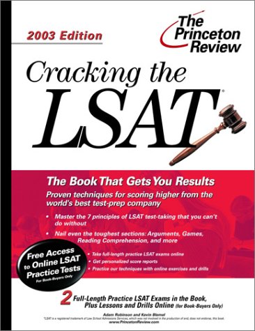 Cracking the LSAT 2003 N/A 9780375762512 Front Cover