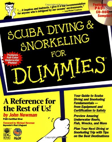 Scuba Diving and Snorkeling for Dummiesï¿½   1999 9780764551512 Front Cover