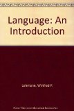 Language : An Introduction 1st 1982 9780075542513 Front Cover