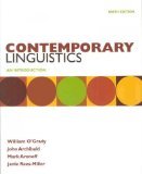 Contemporary Linguistics 6e and Study Guide  6th 2010 9780312618513 Front Cover