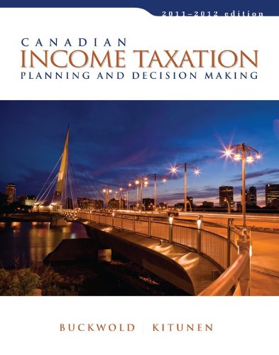 CANADIAN INCOME TAX.>CANADIAN ED< N/A 9780071051514 Front Cover